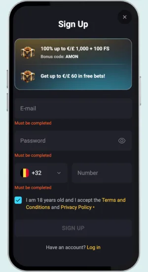 Registreer en verifieer je account